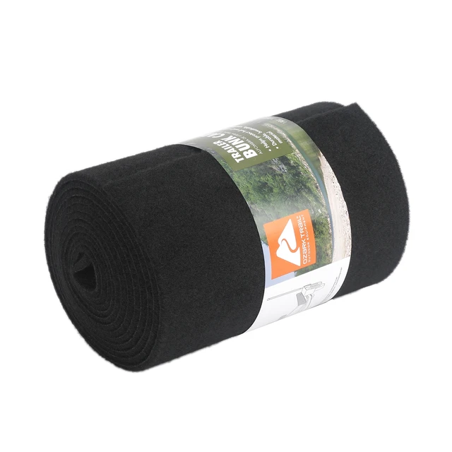 Alt view image 4 of 7 - Ozark Trail Marine Boat Trailer Bunk Carpet Replacement Padding, Black