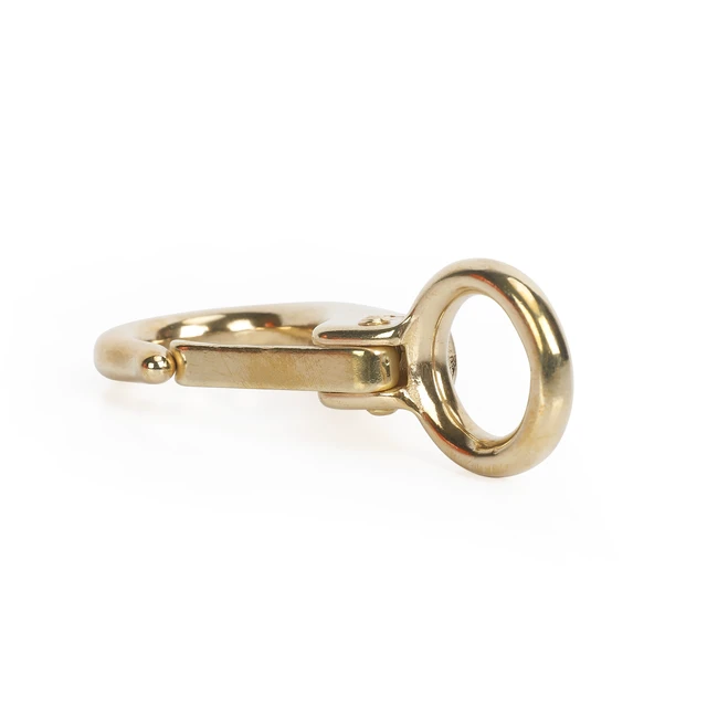 Alt view image 2 of 6 - Ozark Trail Brass Fixed Eye Boat Spring Snap Hook, 0.75in