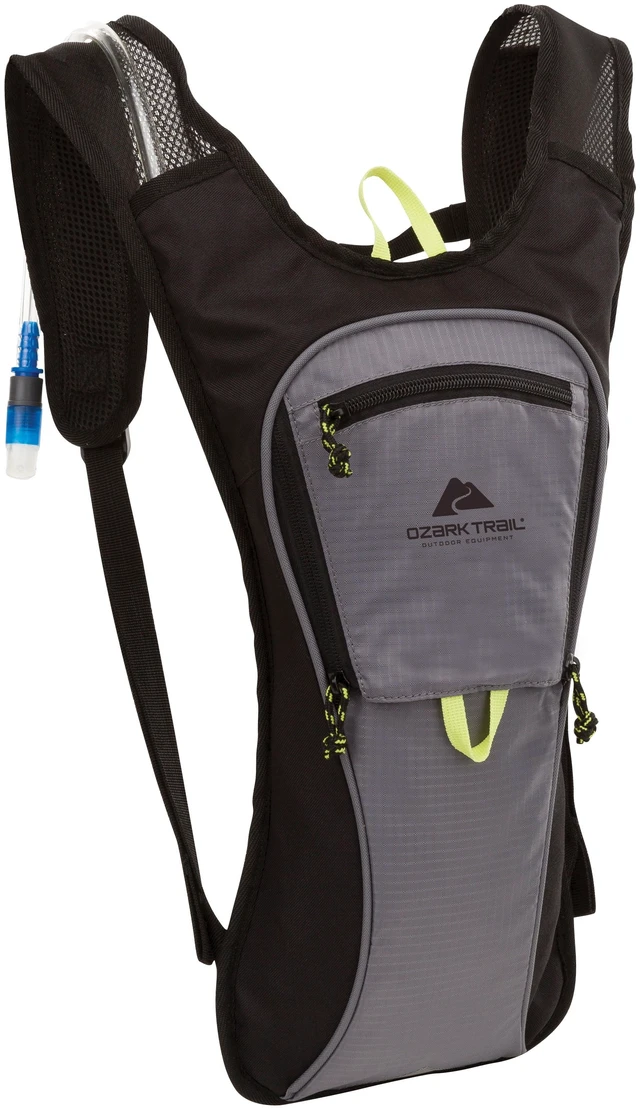 Main image of Ozark Trail Pearson Creek Hydration Pack 2L, Black and Gray
