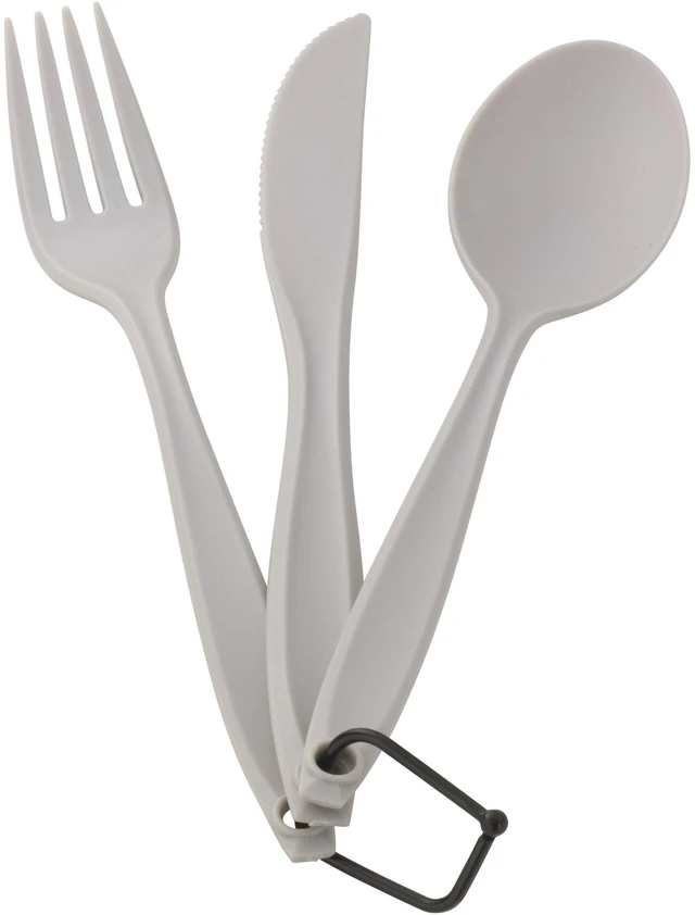Alt view image 2 of 6 - 6-Pack Ozark Trail 3-Piece Polystyrene Spoon, Fork and Knife Flatware Set