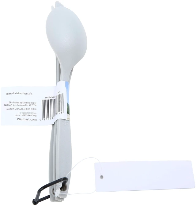 Alt view image 6 of 6 - 6-Pack Ozark Trail 3-Piece Polystyrene Spoon, Fork and Knife Flatware Set