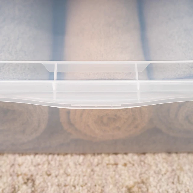 Alt view image 4 of 6 - IRIS 41 Quart Clear Storage Box, 1 Pack