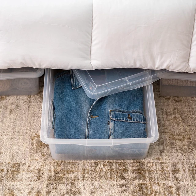 Alt view image 5 of 6 - IRIS 41 Quart Clear Storage Box, 1 Pack