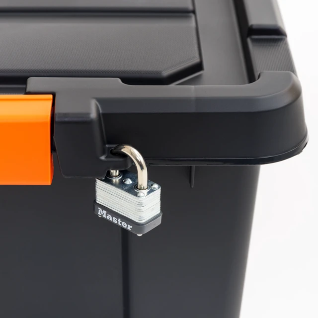 Alt view image 2 of 5 - IRIS USA 3 Gallon Heavy Duty Plastic Storage Box, Black