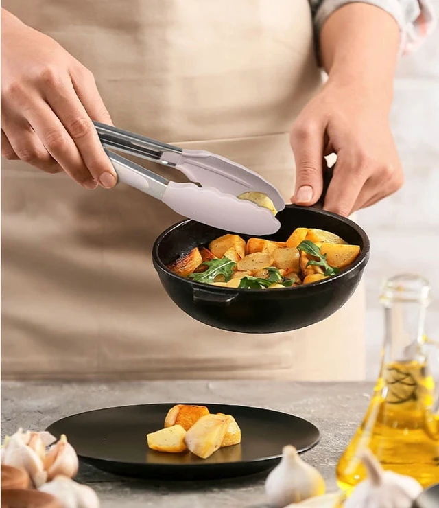 Alt view image 4 of 6 - Mainstays Silicone & Bamboo Cooking Utensil Set, 14 Pieces
