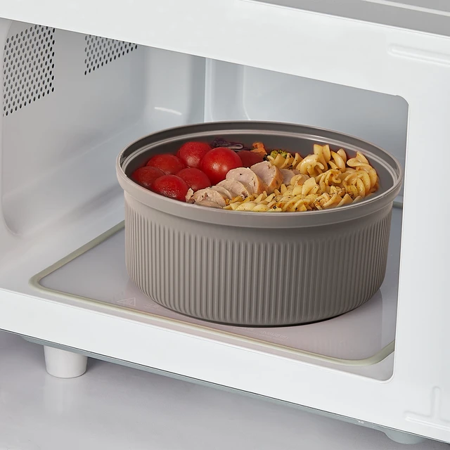 Alt view image 2 of 6 - Mainstays 47oz Round Grey Food Storage Container