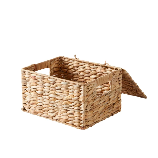 Alt view image 4 of 6 - Better Homes & Gardens Hyacinth Basket with Lid