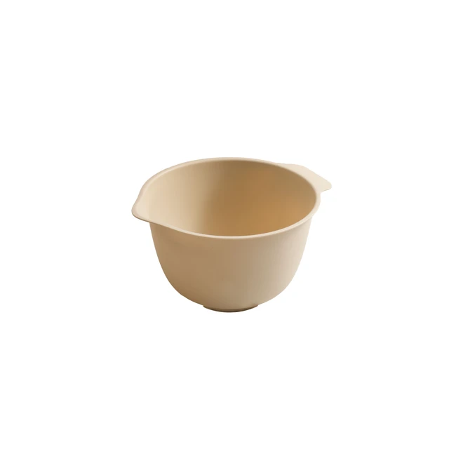 Alt view image 3 of 6 - Mainstays 3-Piece Mixing Bowl Set, 50% RPP, Recycled Material, 11.81in, Papyrus Beige
