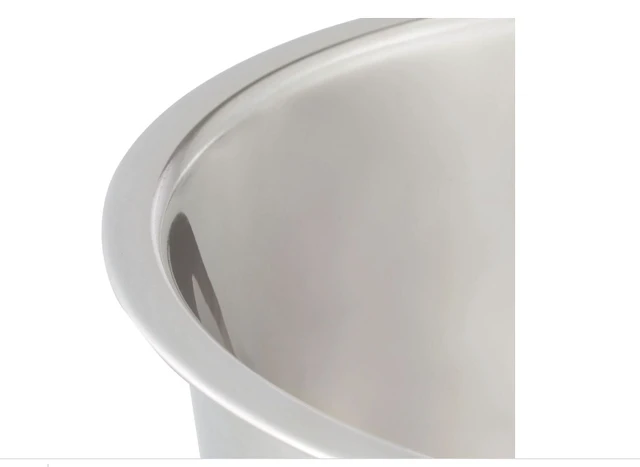 Alt view image 2 of 6 - Mainstays 8qt Stainless Steel Mixing Bowl