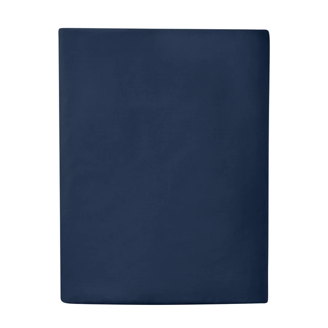 Alt view image 5 of 6 - Mainstays 300 Thread Count Easy Care Percale Fitted Sheet, Blue Cove, Twin/Twin XL