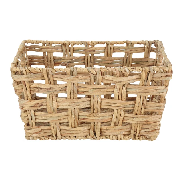 Alt view image 5 of 6 - Better Homes & Gardens Medium Hyacinth Twist Storage Baskets with Handles, 2-Pack