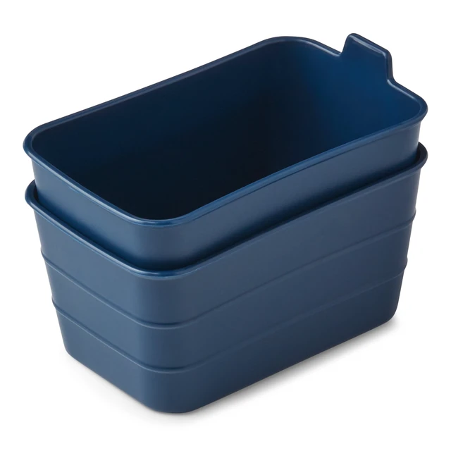 Alt view image 3 of 6 - Mainstays 5-Piece Flexible Plastic Drawer Organizer Set, Assorted Colors