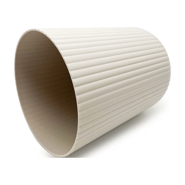 Alt view image 6 of 6 - 64 Gallon Mainstays Beige Plastic Ribbed Wastebasket