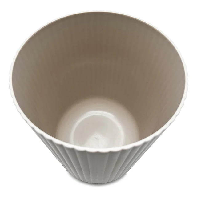 Alt view image 5 of 6 - 64 Gallon Mainstays Beige Plastic Ribbed Wastebasket