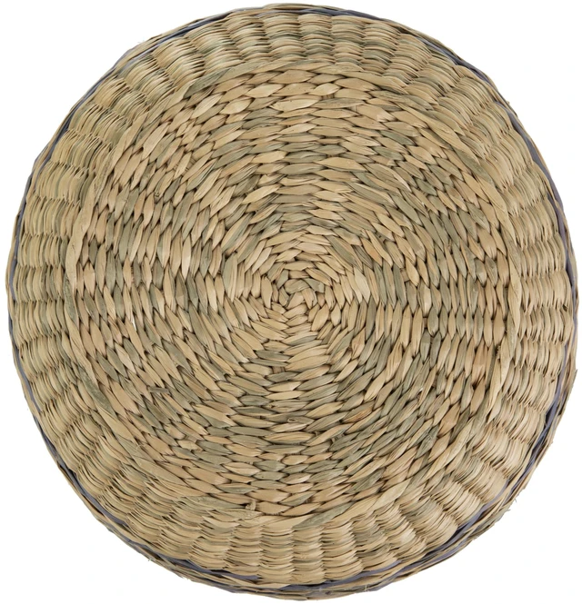 Alt view image 3 of 6 - Homezone 9" Tapered Seagrass Basket with Modern Blue Detail