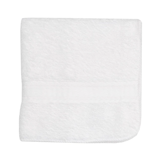 Alt view image 2 of 7 - Mainstays Basic Washcloth 4-Pack, White, 100% Cotton