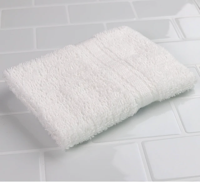 Alt view image 4 of 7 - Mainstays Basic Washcloth 4-Pack, White, 100% Cotton