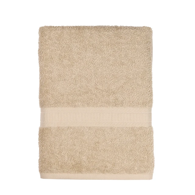 Alt view image 2 of 6 - Mainstays Basic Bath Towel (2-Pack), 100% Cotton, Tan