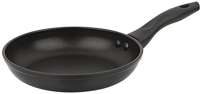 Main image of Mainstays 8 in Nonstick Aluminum Skillet, Black, Dishwasher Safe