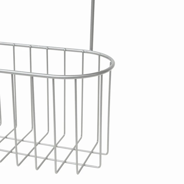 Alt view image 5 of 6 - Mainstays Over-the-Cabinet Organization Basket, Satin Nickel, 10.24in W x 6.26in D x 11.26in H