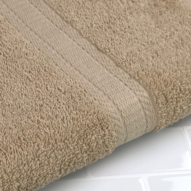 Alt view image 2 of 6 - Mainstays Basic Bath Collection Washcloth, 6 Pack, 100% Cotton, 12in x 12in, Tan