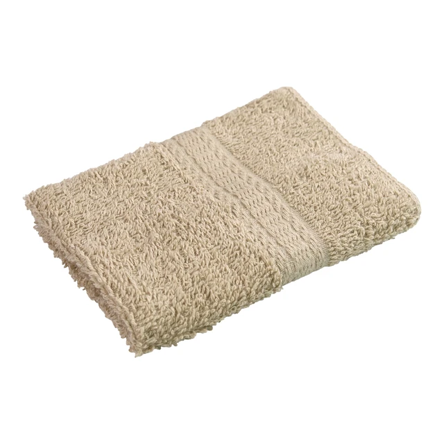 Alt view image 4 of 6 - Mainstays Basic Bath Collection Washcloth, 6 Pack, 100% Cotton, 12in x 12in, Tan