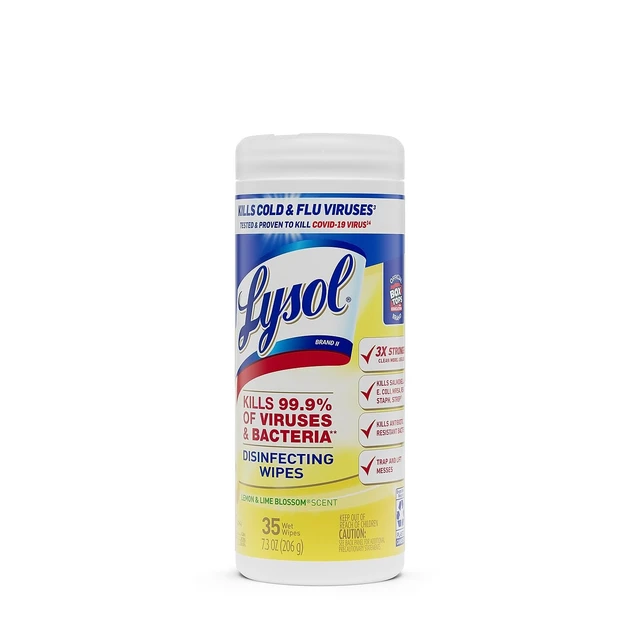 Alt view image 2 of 6 - Lysol Citrus Scented Disinfecting Wipes, 35/Canister