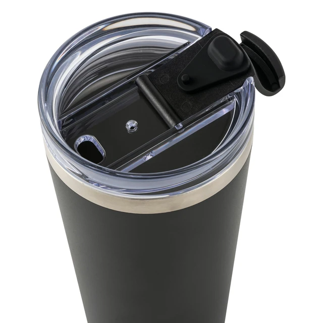 Alt view image 6 of 6 - Mainstays 20oz Stainless Steel Tumbler, Black