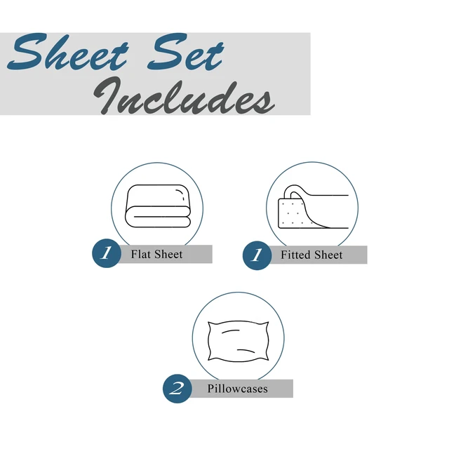 Alt view image 4 of 6 - Mainstays Cotton-Rich Extra Soft Jersey Queen Bed Sheet Set, Charcoal, 4 Pieces