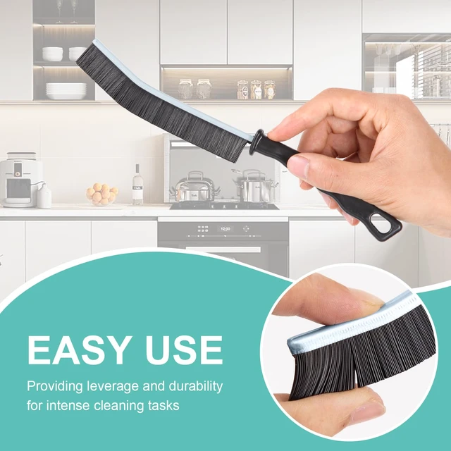 Alt view image 4 of 6 - 5 Pack Hard Bristle Crevice Cleaning Brush, Multifunctional Gap Scrub Brush for Kitchen, Bathroom, Window, Faucets, Toilet