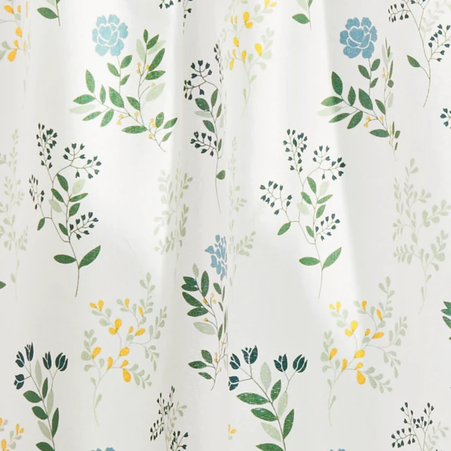 Alt view image 5 of 6 - Mainstays 3-Piece Floral Multi Printed Curtain Tier Set, 56"W x 14"L