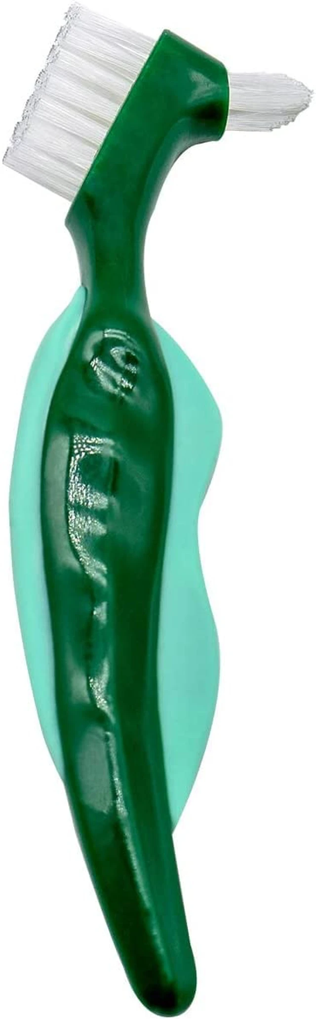 Alt view image 4 of 6 - Uouovo Premium Hard Denture Brush, Multi-Layered Bristles, Double Sided, Portable, Pack of 3