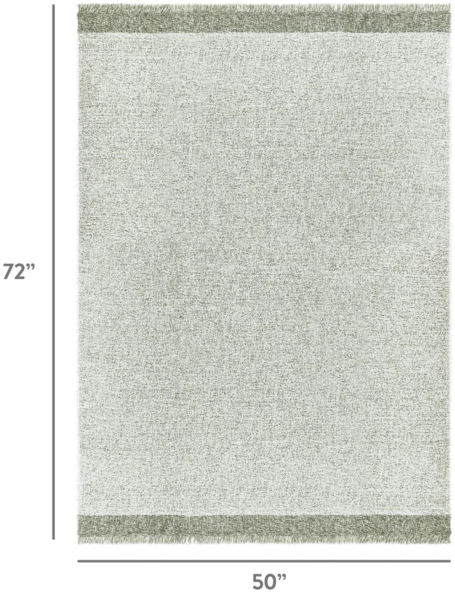 Alt view image 5 of 5 - Mainstays Melange Throw Blanket Bay Leaf 50in x 72in