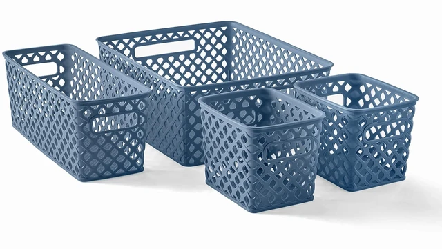 Main image of Deco Basket Moonlight Blue, 4Pcs, Pack of 2