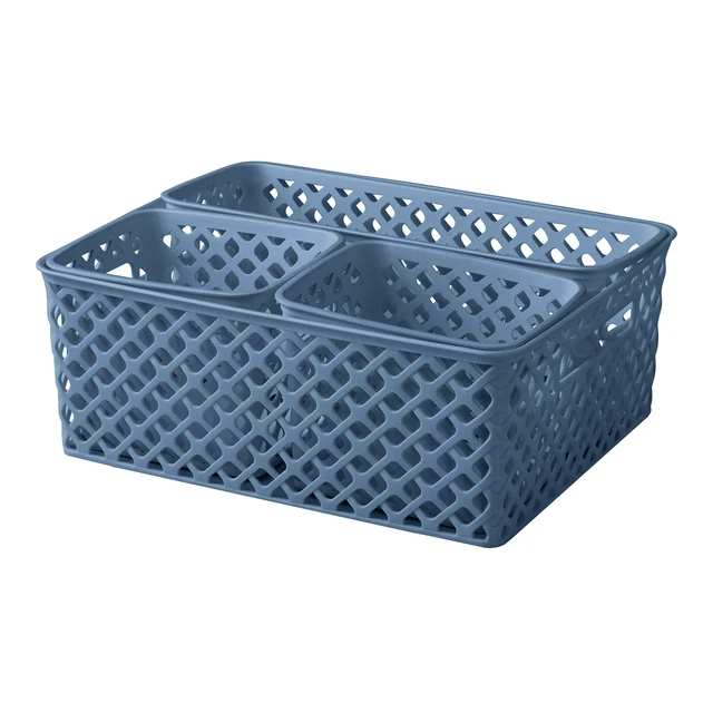 Alt view image 4 of 6 - Deco Basket Moonlight Blue, 4Pcs, Pack of 2