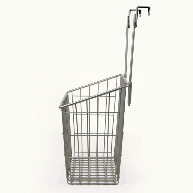 Alt view image 4 of 4 - Mainstays Over-the-Cabinet Metal Basket Organizer, Silver