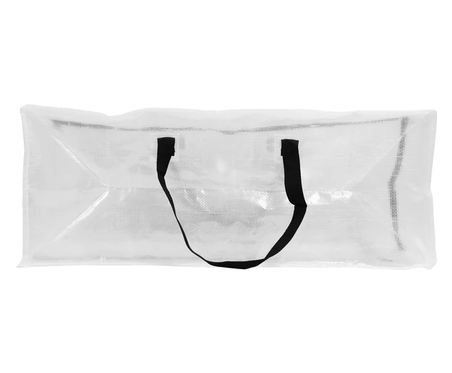 Alt view image 3 of 5 - Mainstays 20Gallon Clear Heavy Duty Storage and Moving Bag with Dual Handles and Backpack Straps