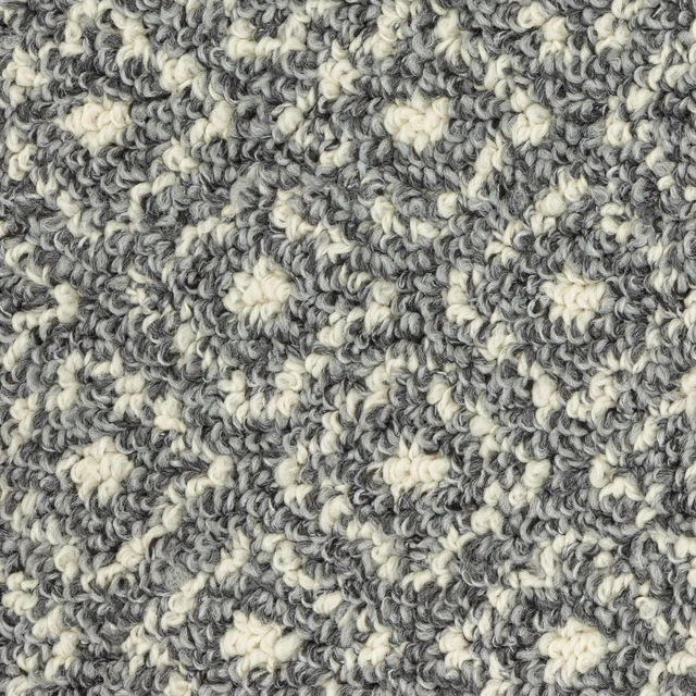 Alt view image 3 of 6 - Mainstays Geometric Diamond Ash Black Olefin Indoor Accent Rug, 1ft 8in x 2ft 10in, Skid-Resistant