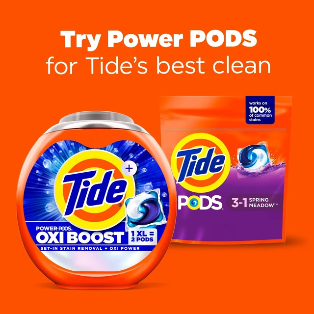 Alt view image 3 of 3 - Tide PODS Laundry Detergent Soap Pacs, Spring Meadow Scent, 76 Count