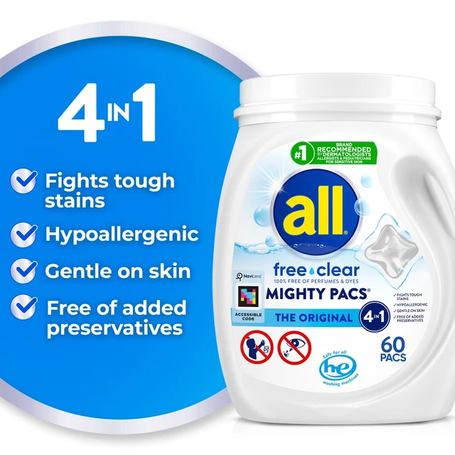 Alt view image 2 of 5 - All Free Clear Mighty Pacs, 60Count