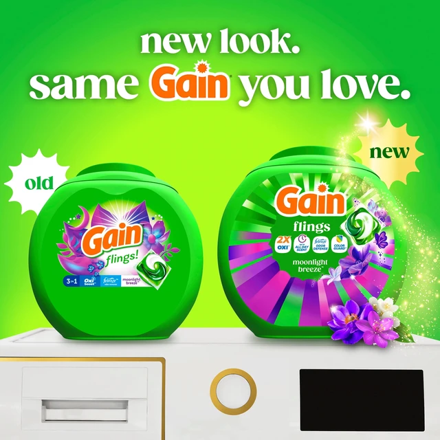 Alt view image 5 of 6 - Gain Flings Laundry Detergent Soap Pacs, 4-in-1 Oxi Boost and Febreze, Moonlight Breeze Scent, 102 Count