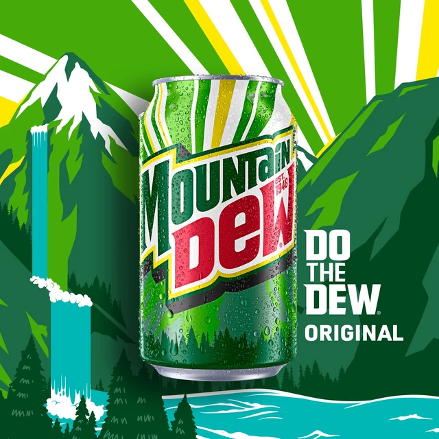 Alt view image 2 of 5 - Mountain Dew Original Soda 12 fl oz 12 Count