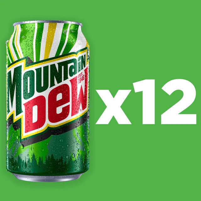 Alt view image 4 of 5 - Mountain Dew Original Soda 12 fl oz 12 Count