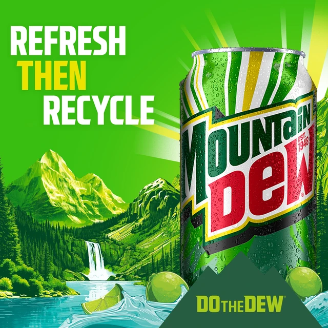 Alt view image 5 of 5 - Mountain Dew Original Soda 12 fl oz 12 Count