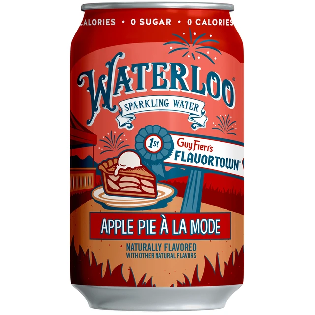 Alt view image 5 of 6 - Waterloo Sparkling Water Apple Pie la Mode 12 fl oz 8 Pack Cans