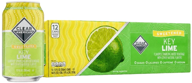 Main image of Clear American Key Lime Sparkling Water, 12 fl oz, 12 Count