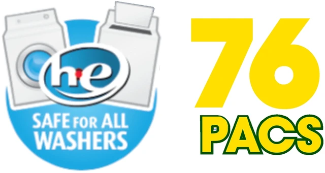 Alt view image 2 of 7 - Great Value Premium Clean Laundry Pacs Original Scent 76 Count