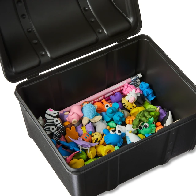 Alt view image 2 of 5 - Pen+Gear Treasure Box Desktop Organizer, Black
