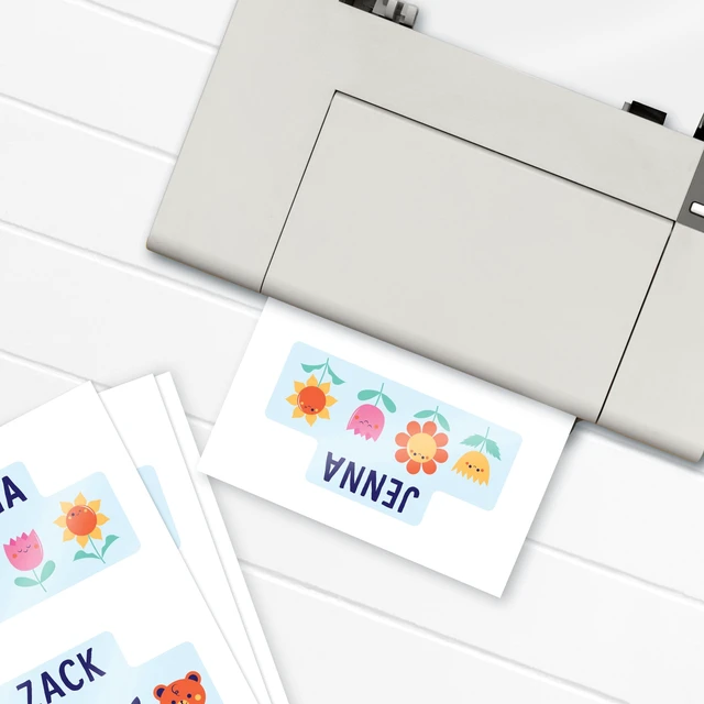 Alt view image 3 of 5 - Pen+Gear Sticker Paper, Waterproof and Repositionable, 8.5 x 11 Inches, 10 Sheets, White