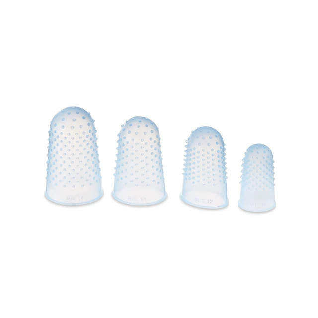 Alt view image 4 of 4 - Pen+Gear Silicone Fingertip Protectors, Blue 12 Count